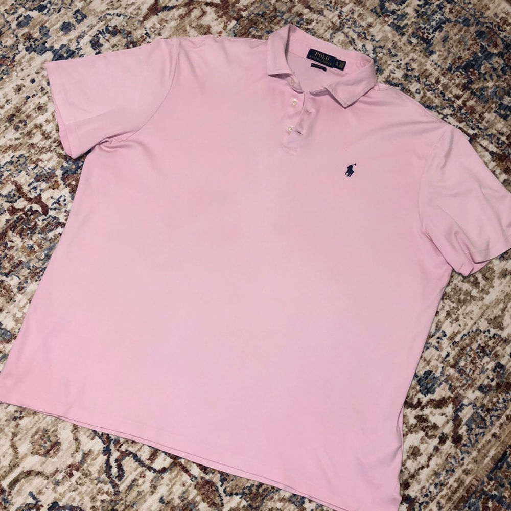 Pink Polo Classic Fit Collared Top - Picture 1 of 4
